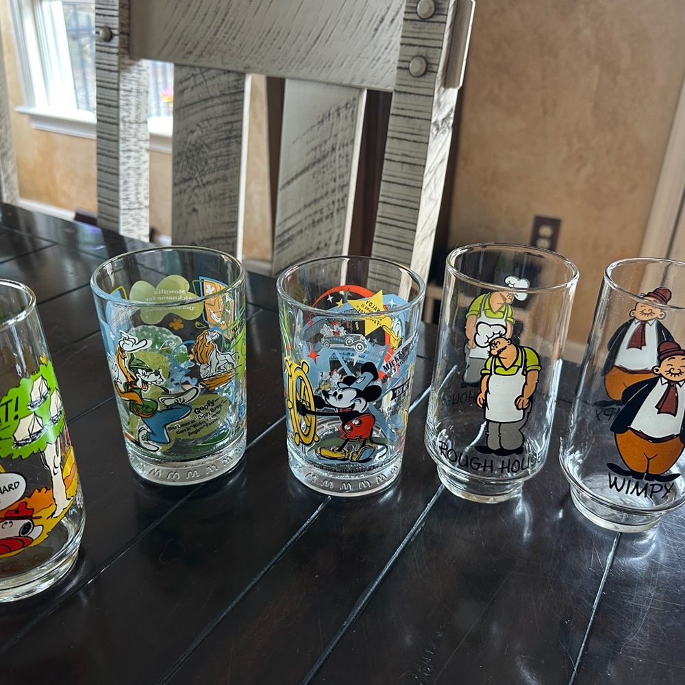 Colorful Cartoon Character Glass Set - Picture 8 of 11